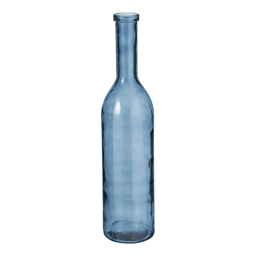 Mica decorations Rioja Glasflasche/Vase, Glas, blau, H. 75 cm D. 18 cm H. 75 cm D. 18 cm Blau, H. 75