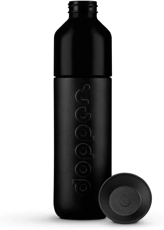 Dopper Insulated Blazing Black Thermosflasche - Edelstahl Trinkflasche 350ml - Kaffeebecher to go -