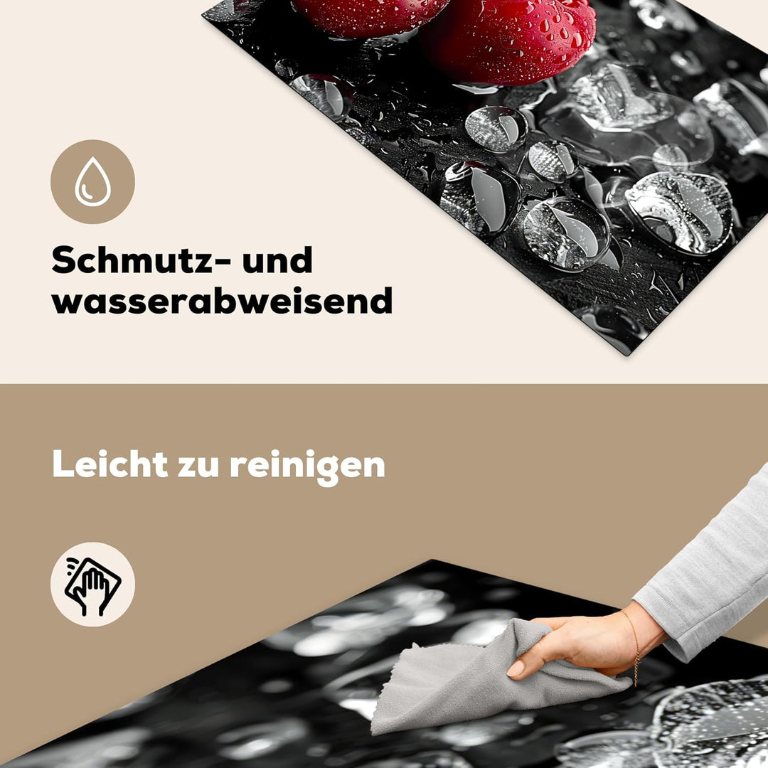 Herdabdeckplatte 89x51 cm Einteilig Herdabdeckung Abdeckplatte für Ceranfeld Abdeckung Induktionskoc