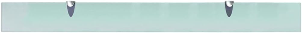 vidaXL Wand Regal Glasregal Glasboden Glasablage Badregal Glas 100x10 cm 8 mm 100 x 10 cm Transparen