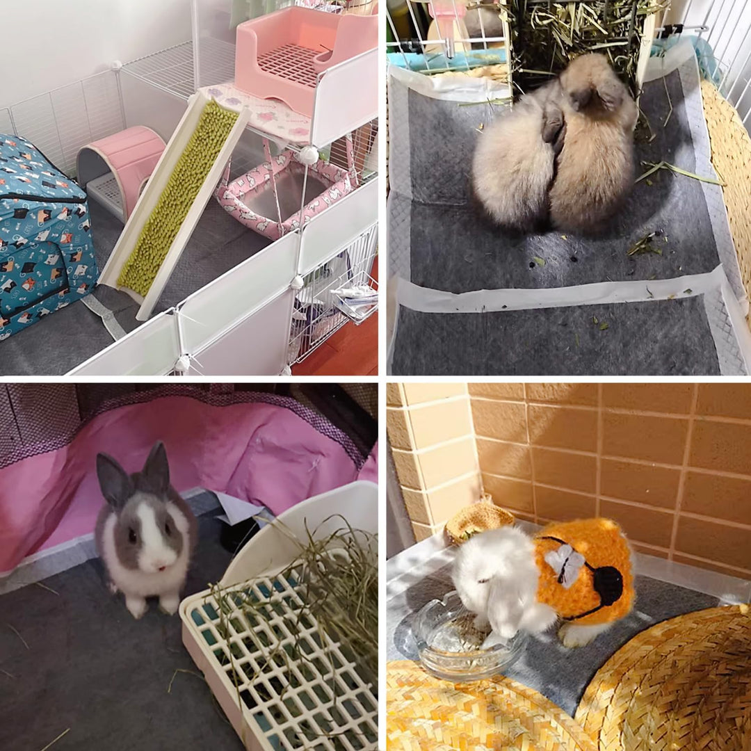 Einweg Meerschweinchen Käfig Einlagen wasserdichte Pipi Pads für Meerschweinchen Kleintiere Einstreu