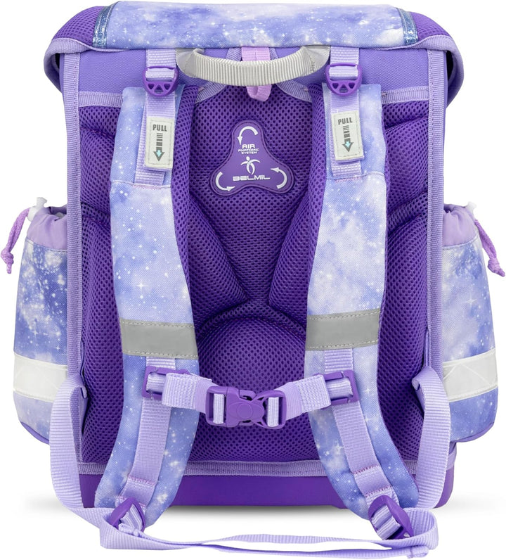 Belmil Classy Schulranzen Set 4 - teilig (403-13/AG/S) M Mistyc Luna, M Mistyc Luna