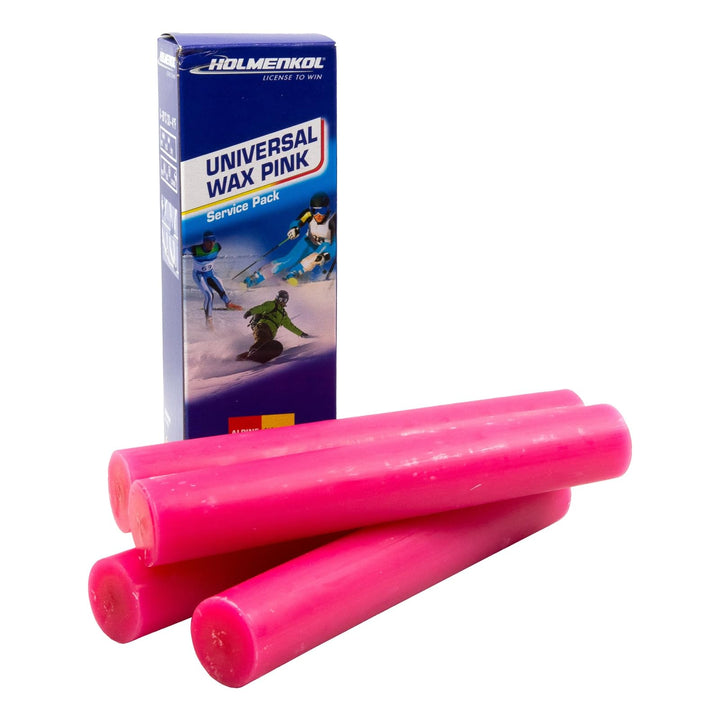 Holmenkol Unisex Erwachsene Stangenwachs, pink, 4 x 250 g EU Single, Single