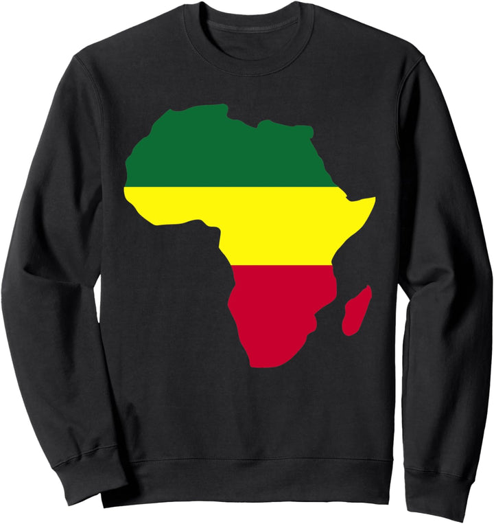 Afrika Reggae Karte Sweatshirt