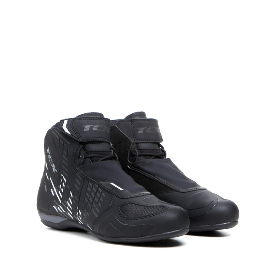 TCX Herren R04d Wp Motorcycle Boot 41 EU Black White, 41 EU Black White