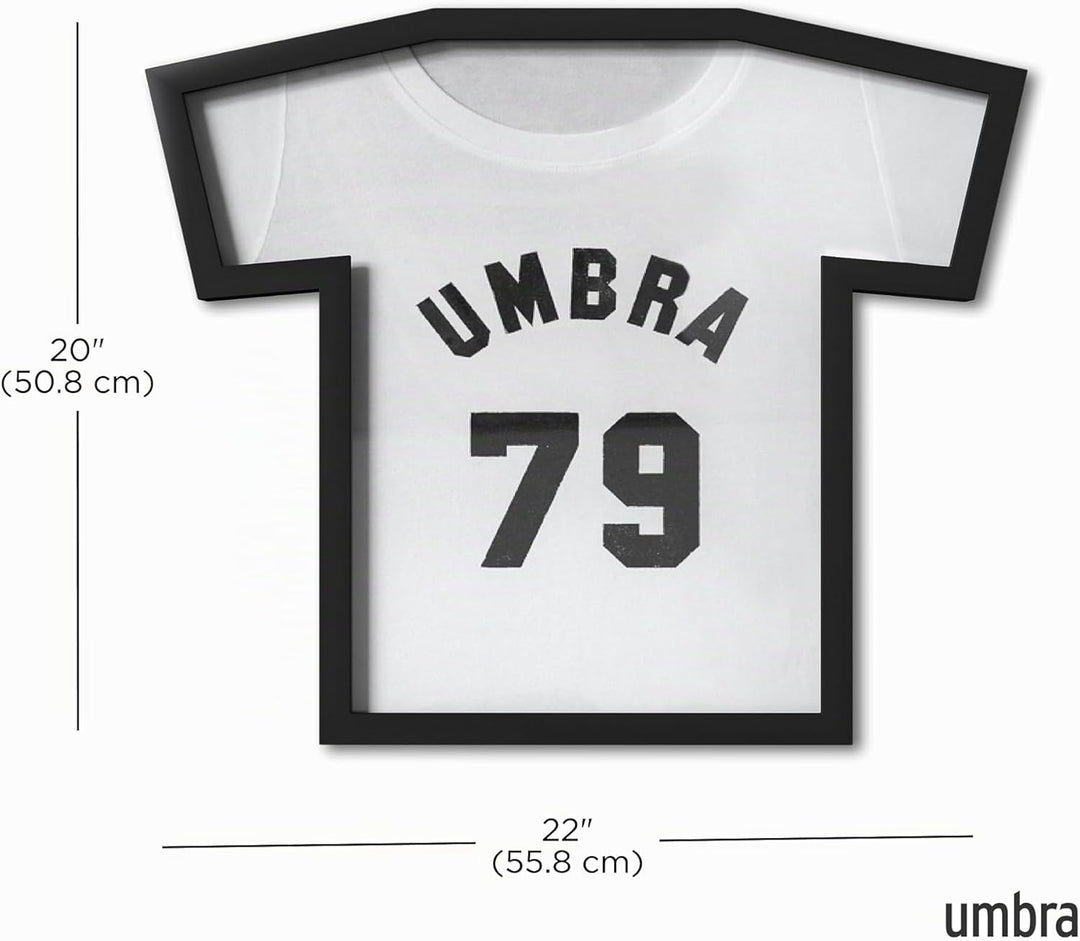 Umbra T-Frame Trikotrahmen – Bilderrahmen für T-Shirts und Trikots für Kinder- und kleine Erwachsene