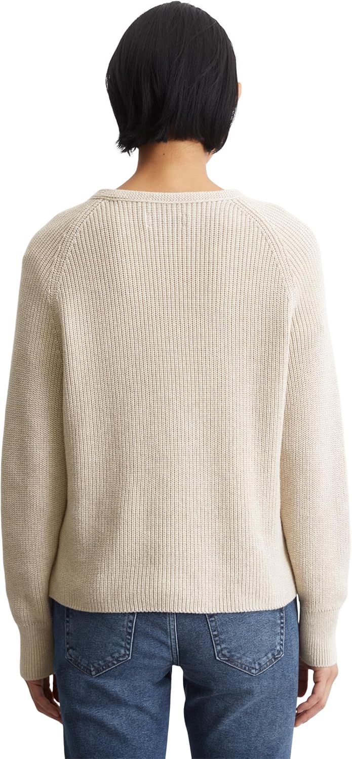 Marc O'Polo Damen Pullover Sweater L Weiss, L Weiss