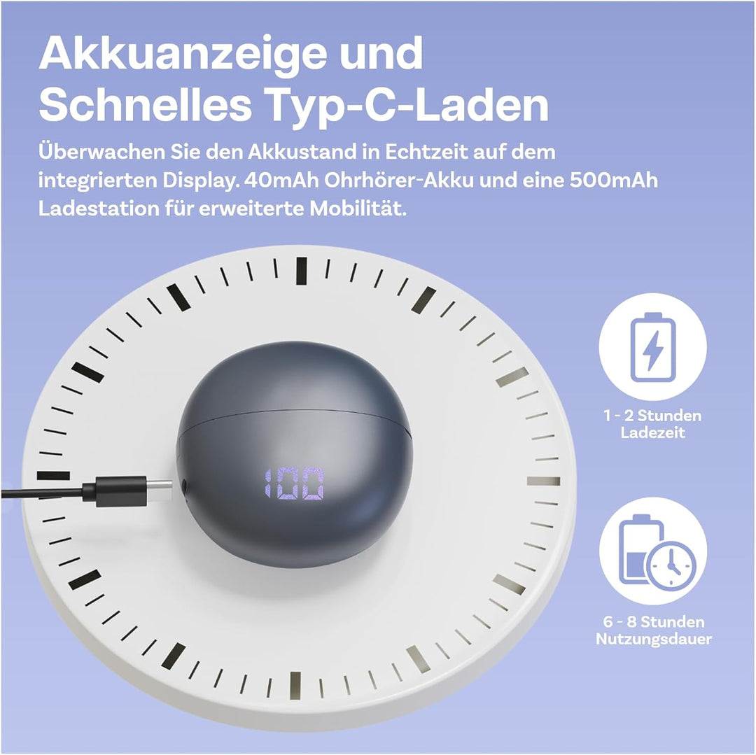 KI Übersetzer Ohrhörer Echtzeit von MMOBIEL – 148 Sprachen mit App (Android & iOS) – Bluetooth 5.4 K
