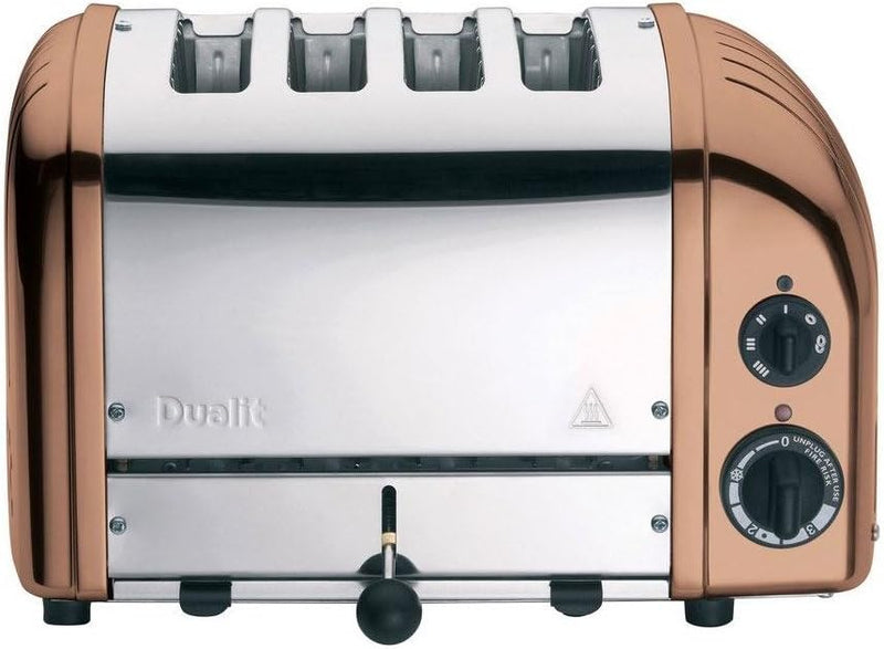 Classic NewGen 4-Scheiben Toaster, kupfer poliert handgefertigt mit EU Stecker Rich Copper, Rich Cop