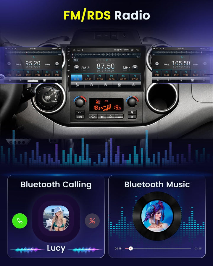 [Berlingo B9/Peugeot Partner] Autoradio Android CarPlay Android Auto | Android 15, 2+64G, 9 Zoll Tou