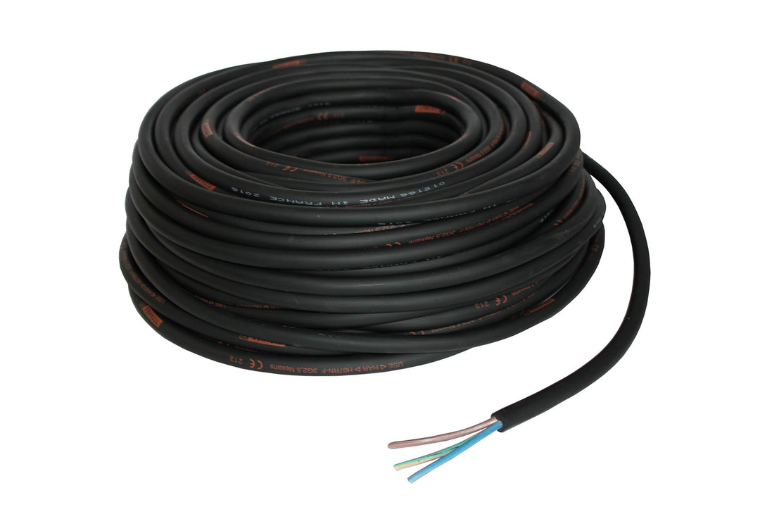 TITANEX KABEL H07RN-F 3x2,5 mm² (3G2,5) Baustellenkabel, Industriekabel geeignet für den Aussenberei