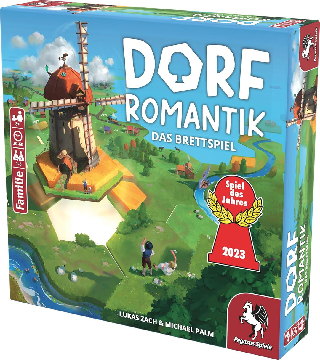 Pegasus Spiele 51240G Dorfromantik *Spiel des Jahres 2023* Brettspiele Pegasus Spiele 51240G Single,