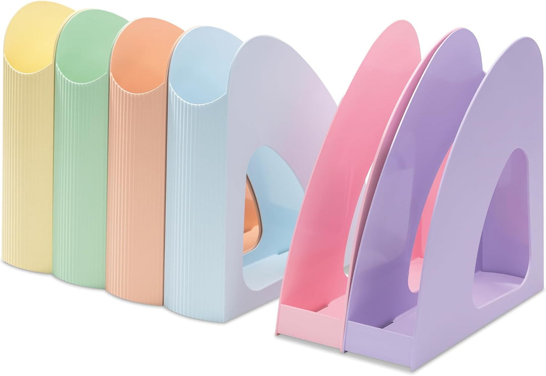 HAN Stehsammler Re-LOOP – 6 STÜCK, say yes to 100% recycled, modernes, junges Design für DIN A4/C4 U