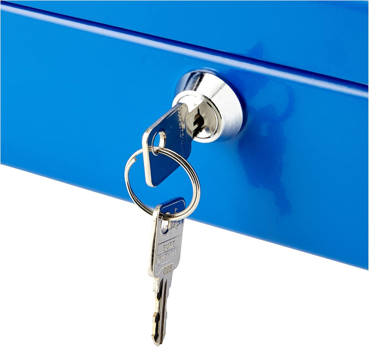 Burg-Wächter CB04BL Money 5030 Geldkassette, 30,5 cm, blau, 300 x 90 x 240mm 300 x 90 x 240mm Blau,