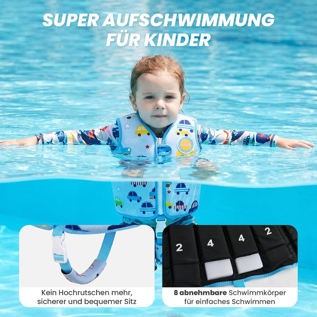 Zeraty Kleinkind Schwimmjacke - Leichte Kinder Schwimmweste - Schwimmhilfe für Kinder - Floating Bad