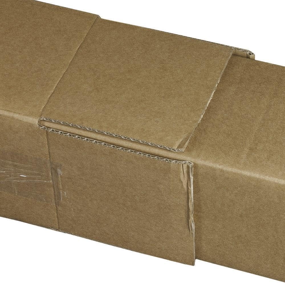 Ropipack quadratische Versandbox Versandhülse Versandrohr Posterverpackung 105 x 105 x 630 mm, teles