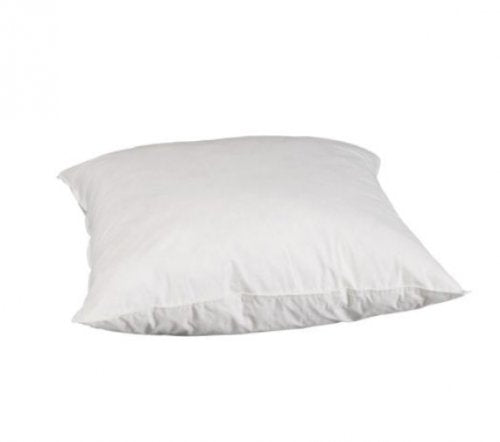 Babybettchen, Kinderwagendecke, Wiegenbettchen, Daunenkissen, Gr. 80x80 cm, Landdaunen, Inlett in we