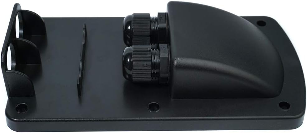 WATTSTUNDE Solarmodul Kabeldurchführung - Haltespoiler Dachbefestigungen Dachdurchführung in schwarz