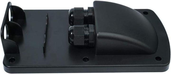 WATTSTUNDE Solarmodul Kabeldurchführung - Haltespoiler Dachbefestigungen Dachdurchführung in schwarz