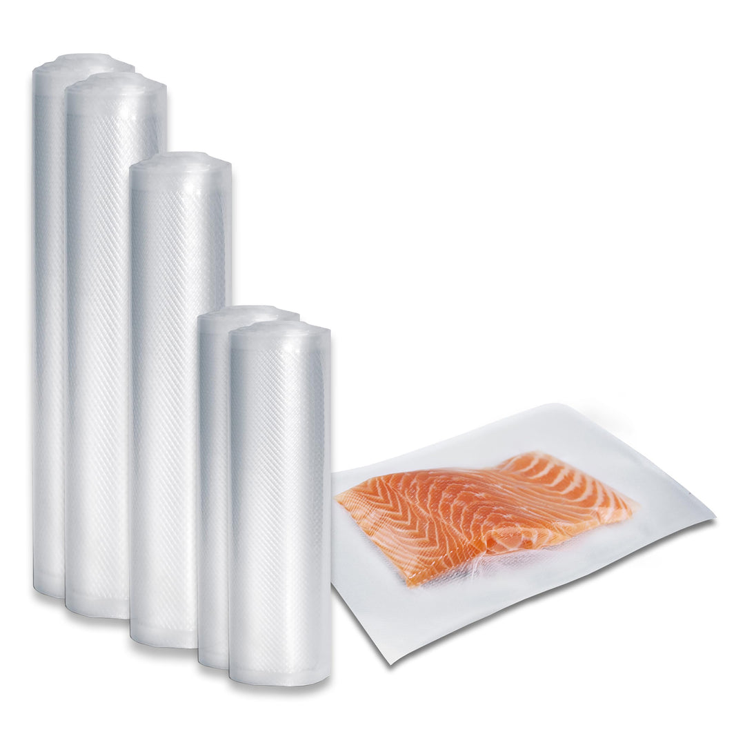 CASO Profi- Vakuumfolien Set 3 / Folienbeutel: 50x 16x23cm, Folienrolle: 2x 20x600cm, 1x 28x600cm, 2