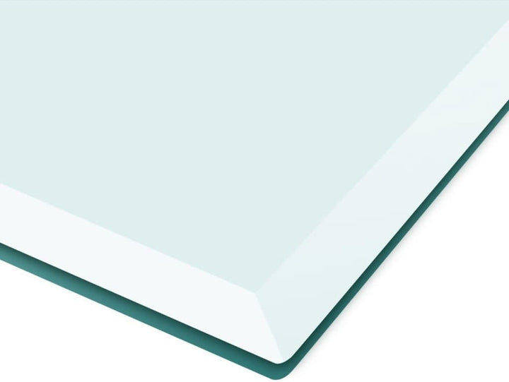 vidaXL Tischplatte aus gehärtetem Glas Tisch Glasplatte rechteckig 1000x620 mm 100 x 62 cm Transpare