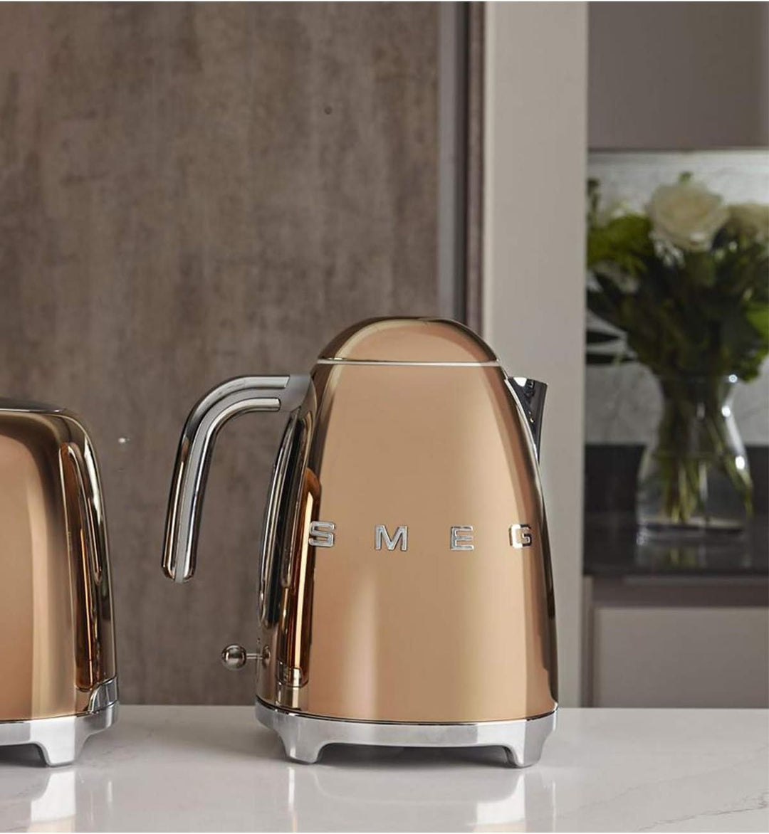 Smeg KLF03RGEU Wasserkocher kupfer 1.7 Liter Roségold, 1.7 Liter Roségold