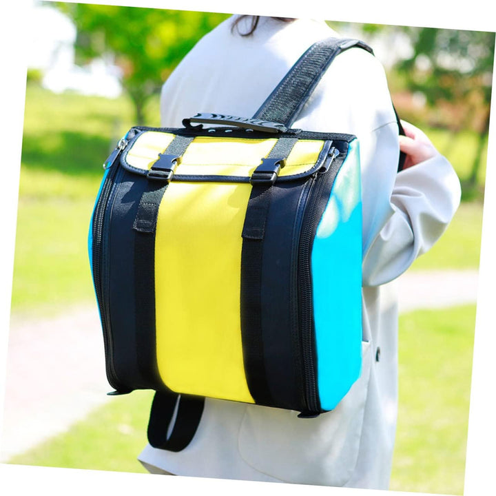 Supvox rutschfeste Akkordeon-Tasche Koffer-Rucksack Blauer Rucksack Kinder-Akkordeon Tragbare Akkord