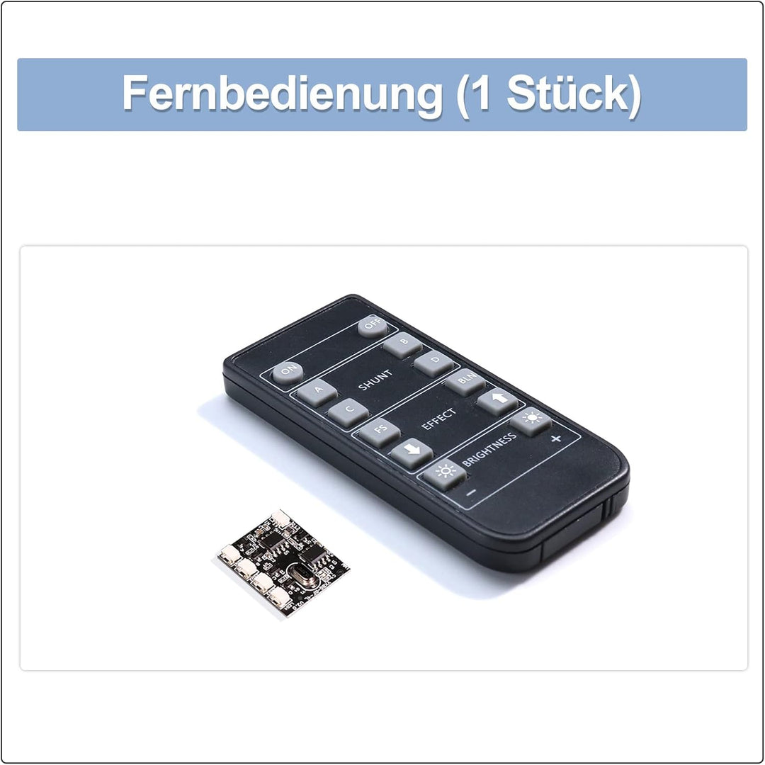 Fernbedienung und Fernbedienungsmodul für DIY-MOC-Beleuchtung, Fernbedienungsset Kompatibel mit Lego