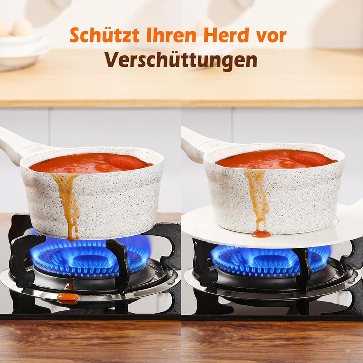 ACTIV CUISINE Induktion Adapterplatte 24 cm Induktionsadapterplatte mit abnehmbarem Griff Moka Induk