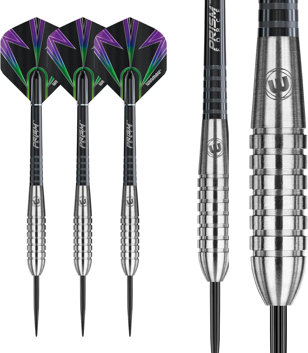 Winmau Foxfire Profi Wolfram Steeltip Dartpfeile Set mit Flights und Schäfte 26 g, 26 g