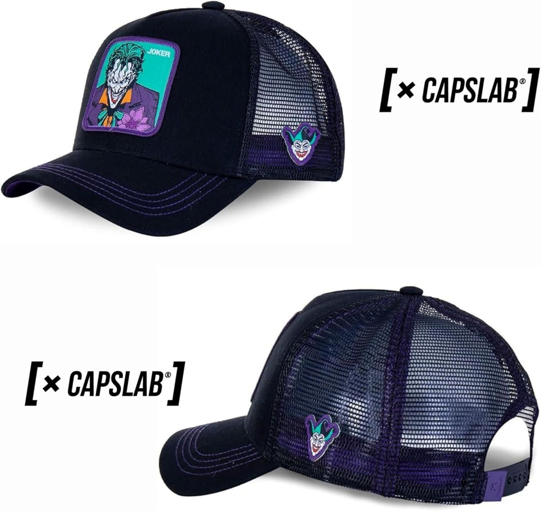 Capslab Joker DC Batman Black Trucker Cap 31 Schwarz, 31 Schwarz