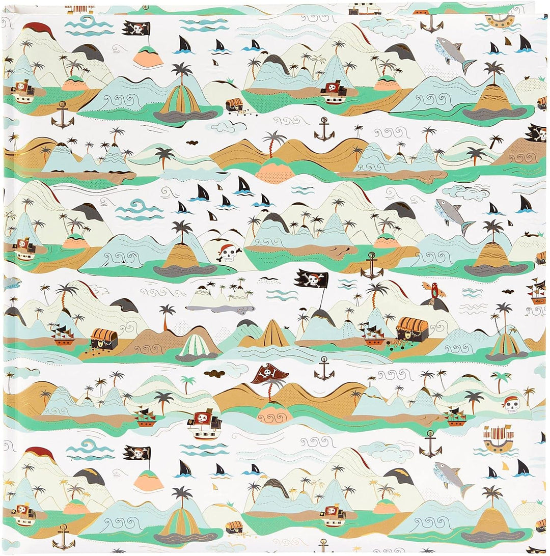 goldbuch 27 939 Fotoalbum Ahoi!, Fotobuch 30 x 31 x 4 cm, Foto Album 60 weisse Seiten, Bilderalbum E