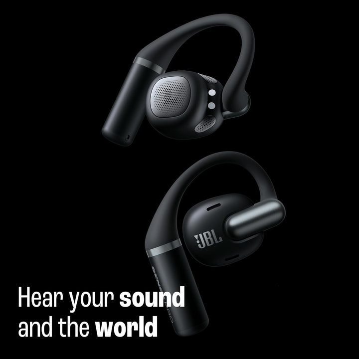 JBL Sense Pro kabellose Open-Ear-Kopfhörer, Hi-Res Audio, 38 Stunden Spielzeit, 4 Mikrofone, IP54 Wa
