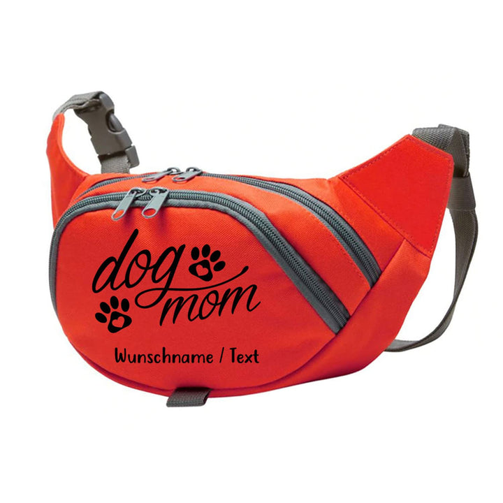 Dog Mom Bauchtasche Leckerlie -Tasche mit Wunschnamen personalisiert | Hundetraining | Leckerlie Beu