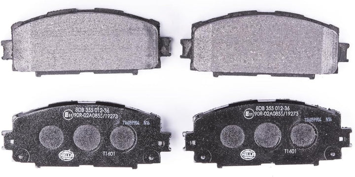 HELLA PAGID 8DB 355 012-361 Bremsbelagsatz - T1601 - Dicke/Stärke: 18.6mm - Bremssystem: Akebono - n