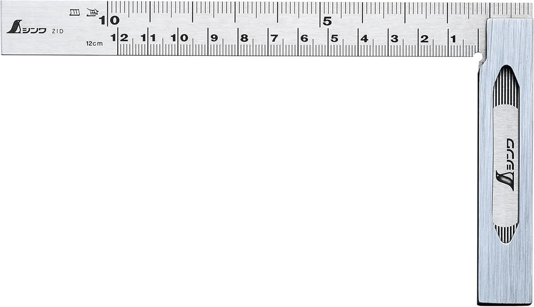 Shinwa Sokutei Präzisionswinkel mit Sockel, 15 cm (62006)