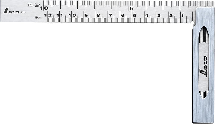 Shinwa Sokutei Präzisionswinkel mit Sockel, 15 cm (62006)