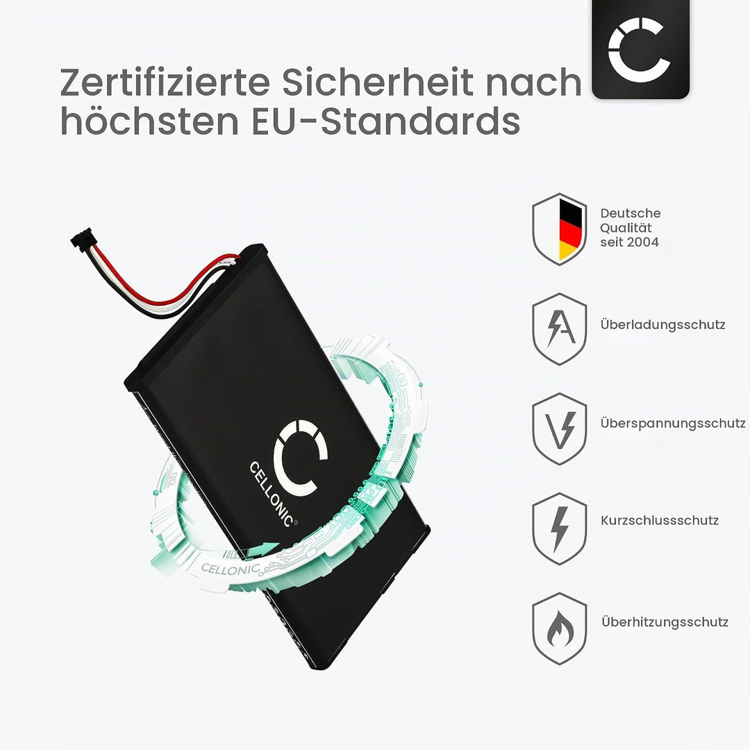 CELLONIC® Ersatz Akku SP65M kompatibel mit Sony PS Vita (PCH-1000 / PCH-1004) / PS Vita (PCH-1100 /