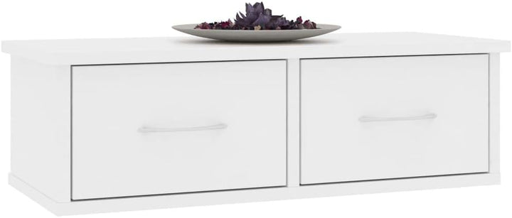Gecheer Wand-Schubladenregal mit Schubladen Hängeschrank Wandgarderobe Hängeregal Wandregal Hängereg