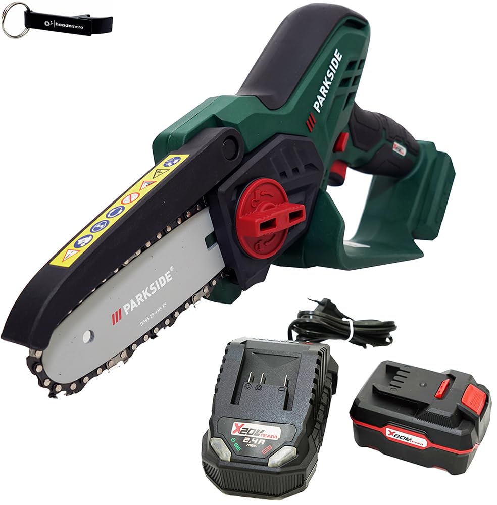 HEADNMORE® Bundle - PARKSIDE® 20V Akku Gehölzschneider PAGHS 20 + HEADNMORE® Schlüsselanhänger (1x4A
