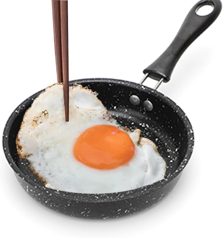 RANJIMA Mini Pfanne, Ø 16cm Klein Pfanne Antihaft Induktionspfanne mit Hitzebeständig Griff, Antihaf