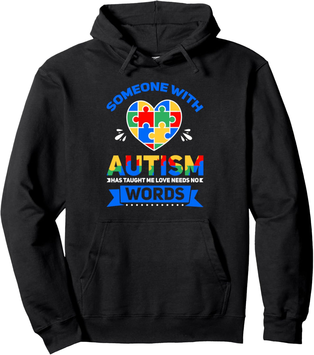 Jemand mit Autismus hat Autistiker gelehrt Pullover Hoodie