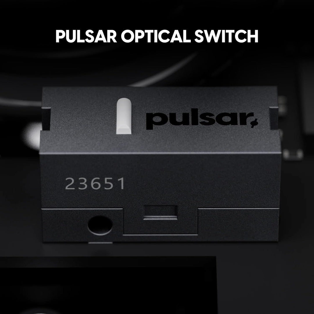 Pulsar Gaming Gears X2 Crazylight Kabellose Gaming-Maus, Ultraleicht, 36 g, optischer Schalter, 3200