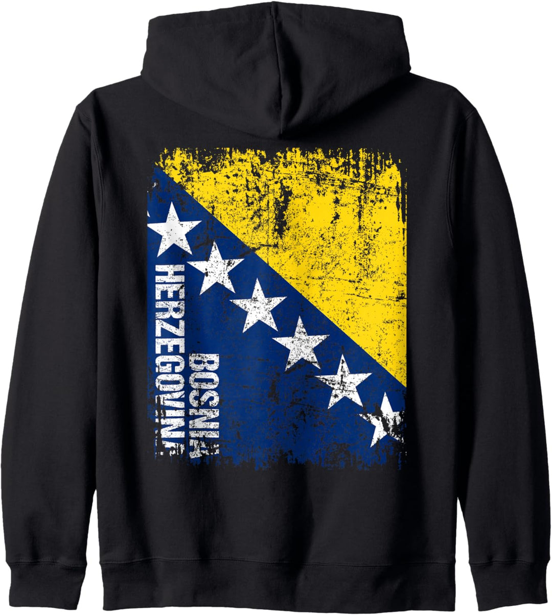 BOSNIEN Flagge | Damen Herren Kinder BOSNIEN HERZEGOWINA Kapuzenjacke