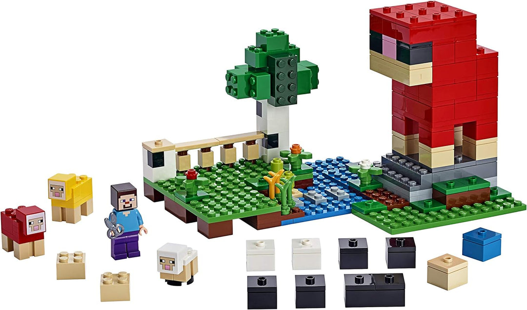 LEGO Minecraft The Wool Farm 21153 Building Kit, New 2019 (260 Pieces)