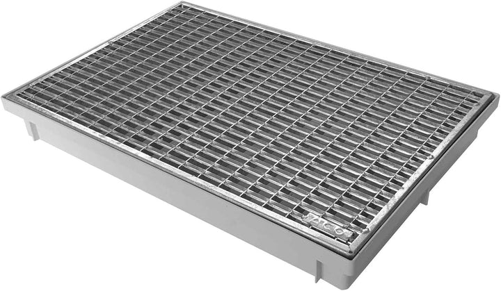 ACO 60x40cm Schuhabstreifer V-Stab Maschenrost mit Bodenwanne Vario Light Abtreter Fussmatte