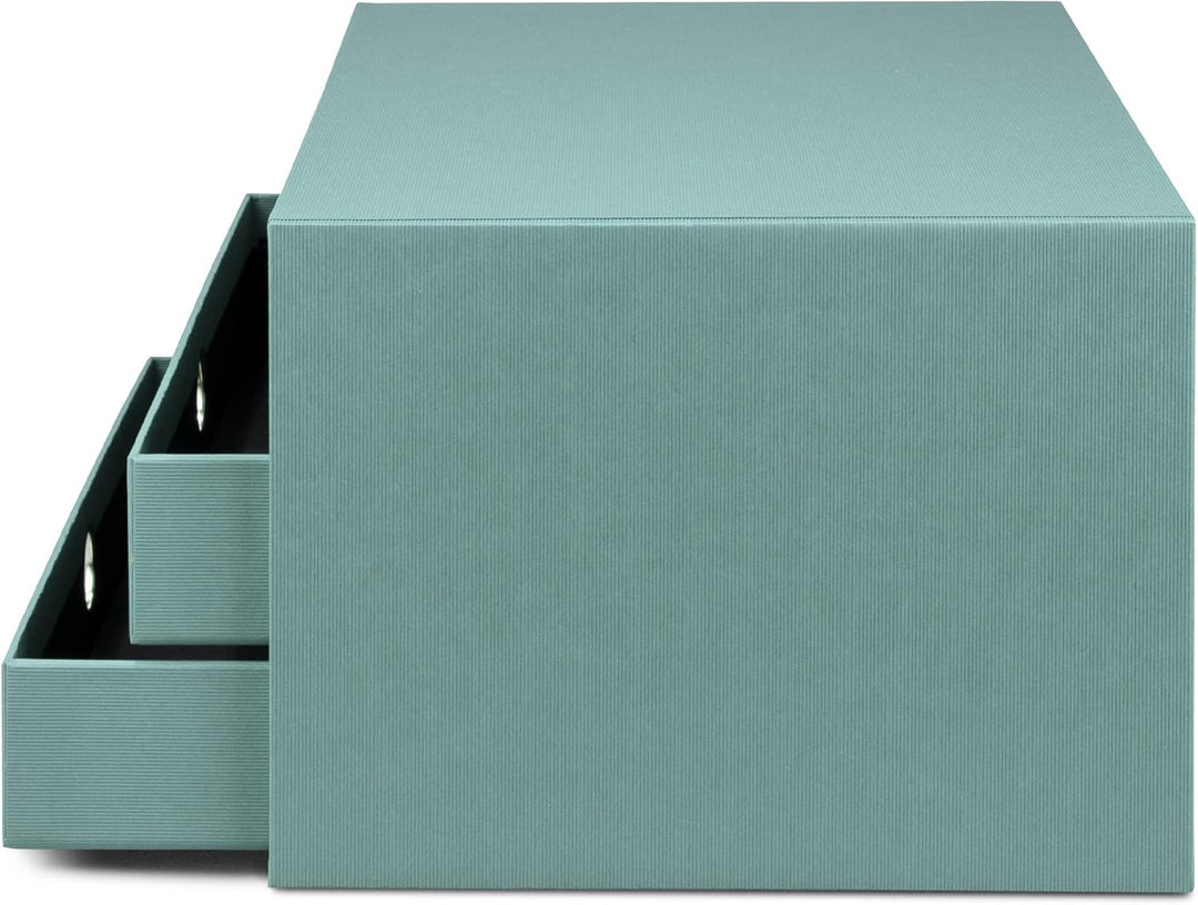 Rössler SOHO 3er Schubladenbox A4 aus Papier | Büro Organizer Schreibtisch| Büro Zubehör &amp; Bürobedar