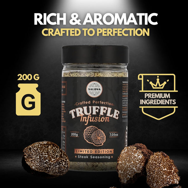 Steak House Collection Premium Seasonings - Schwarzer Knoblauch, Trüffel, Steak King & SPG BBQ Rubs