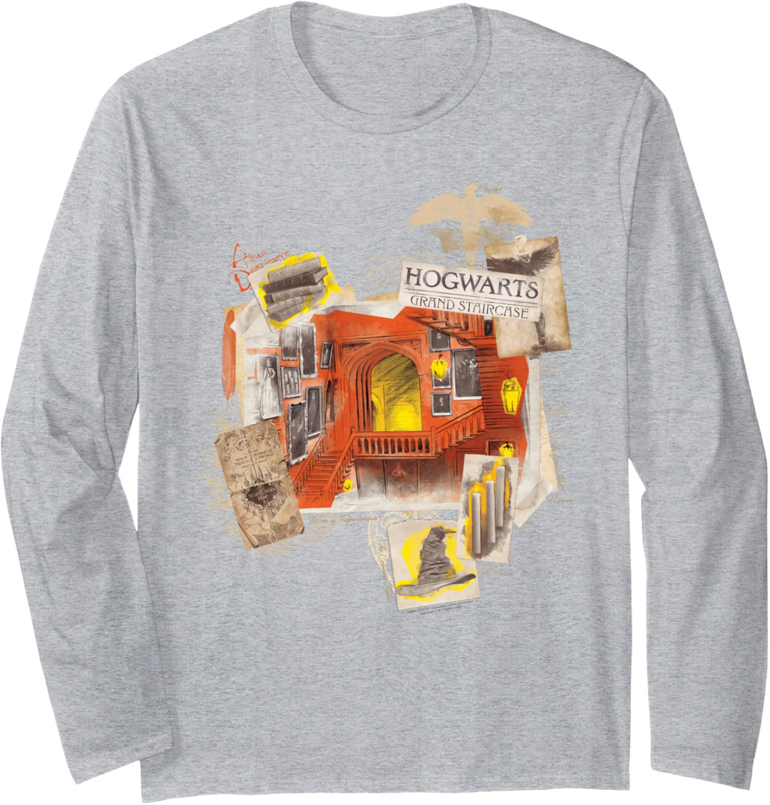 Harry Potter Hogwarts Location Langarmshirt