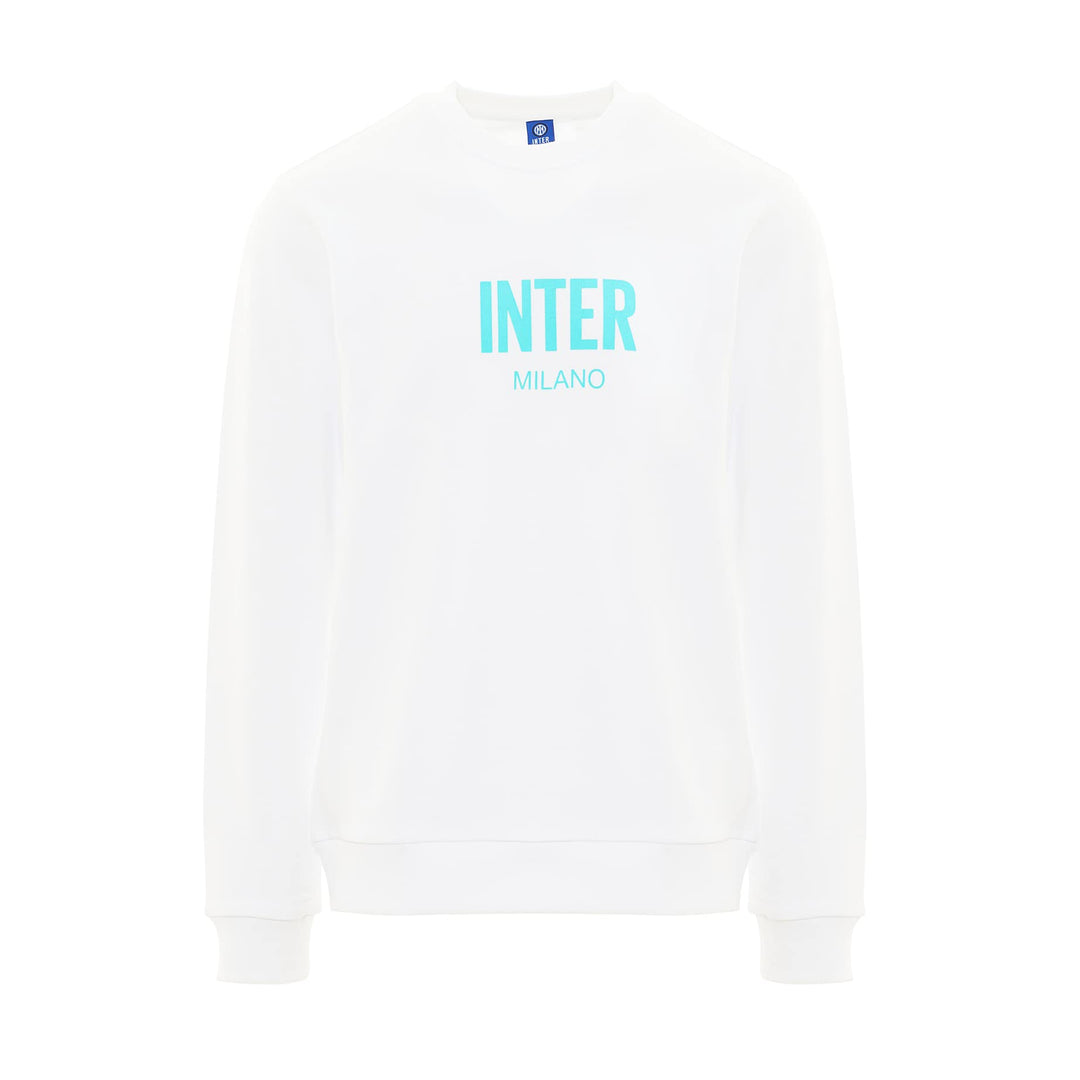 Inter Unisex 3D Crest Inter Unisex-Erwachsene Rundhals-Sweatshirt, offizielles Produkt, Exklusive 3D